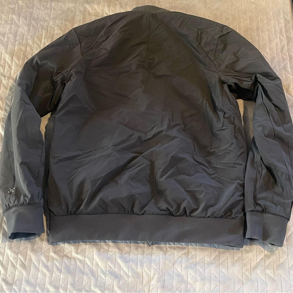 Lululemon Switch Over Reversible Bomber jacket mens size small pre-owned‎ - Picture 2 of 15